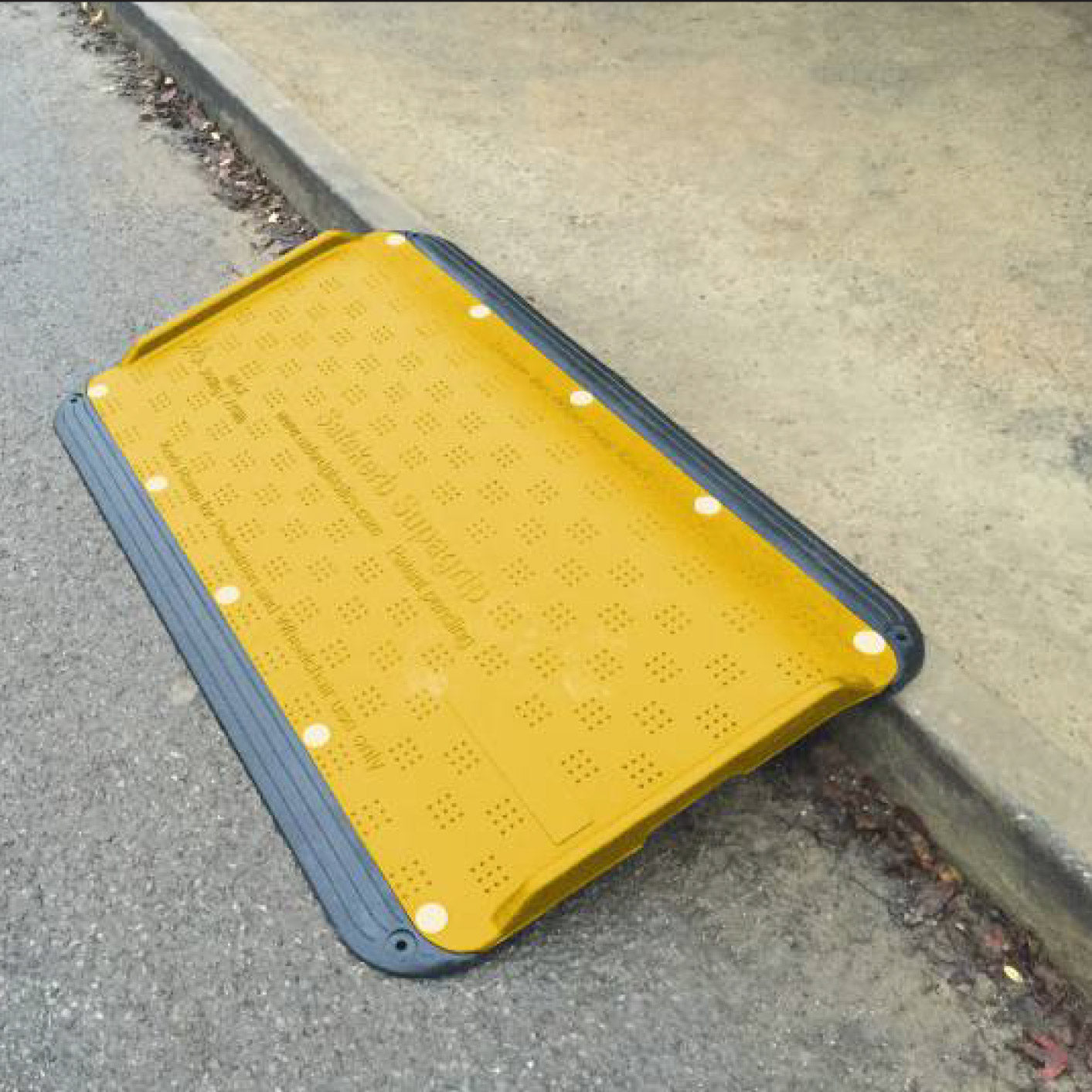Pedestrian and wheelchair curb ramp
