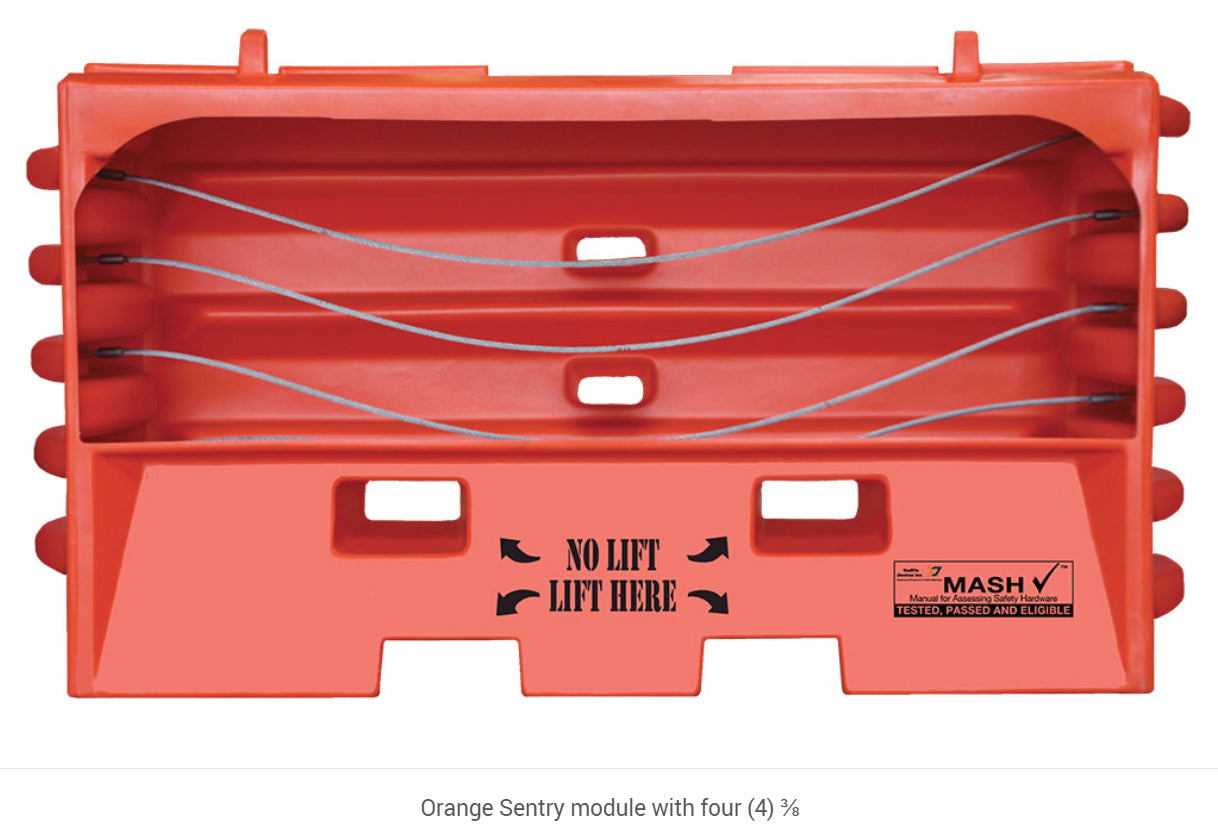 The Sentry Water Cable Jersey Wall Barrier