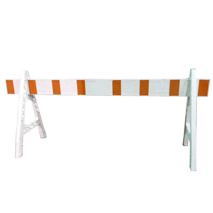 8' Plastic Saw Horse Barricade (TC-53A)