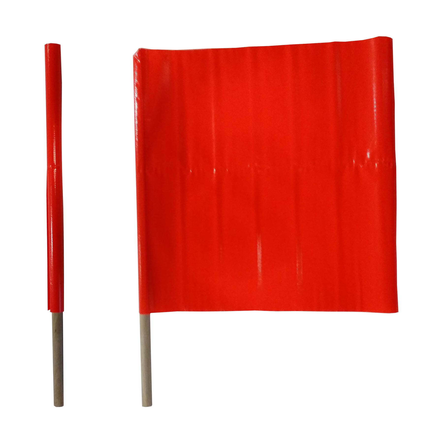 Orange Poly Safety Flag